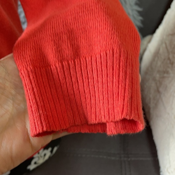 NEW YORK & COMPANY Orange Cardigan Size M - Picture 4 of 8